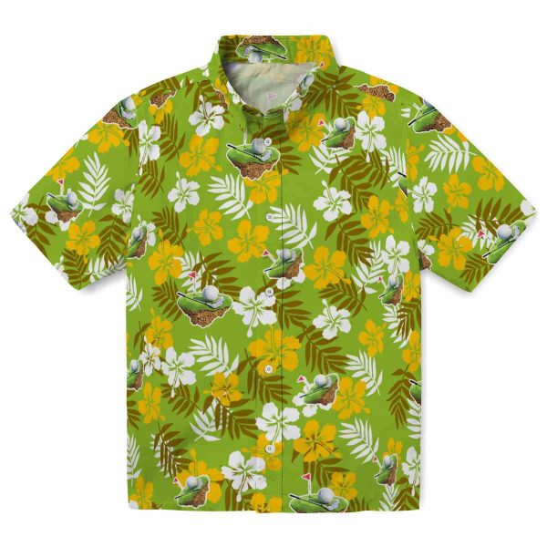 Golf Tropical Floral Hawaiian Shirt Best selling