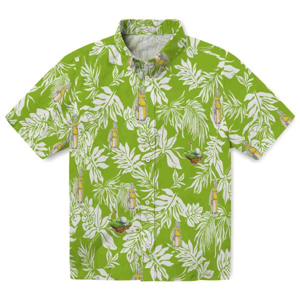 Golf Tropical Leaf Hawaiian Shirt Best selling