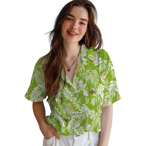 Golf Tropical Leaf Hawaiian Shirt Trendy