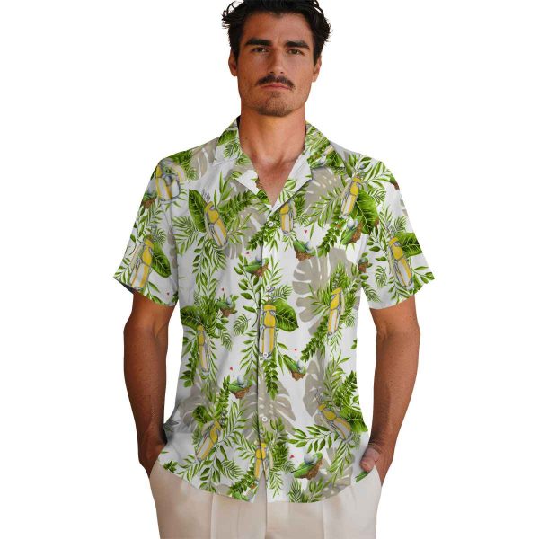 Golf Tropical Leaves Hawaiian Shirt High quality