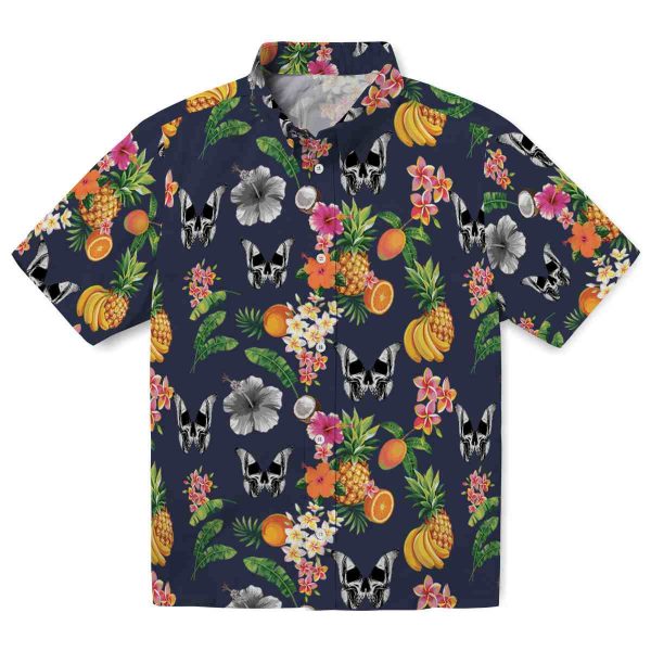 Goth Hibiscus And Fruit Hawaiian Shirt Best selling