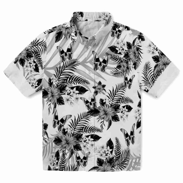 Goth Hibiscus Palm Leaves Hawaiian Shirt Best selling