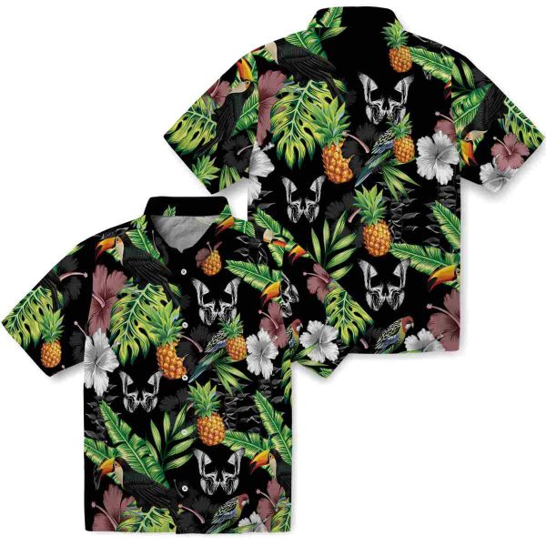 Goth Toucan Hibiscus Pineapple Hawaiian Shirt Latest Model