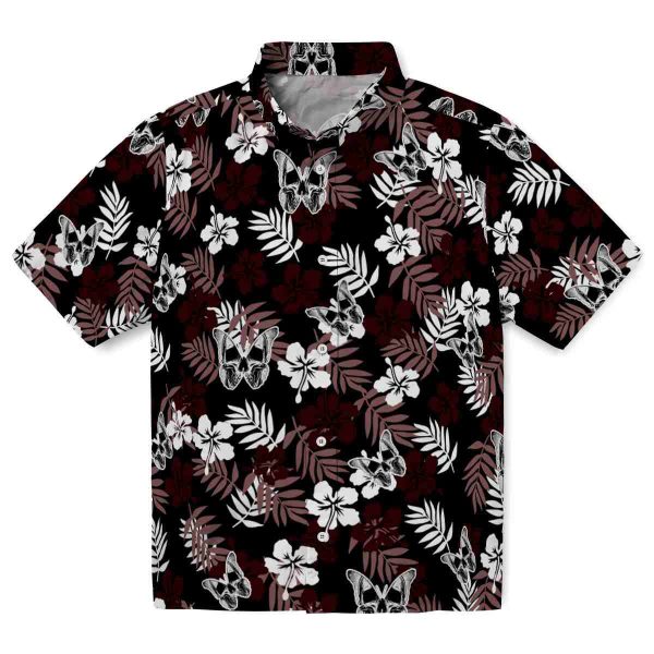 Goth Tropical Floral Hawaiian Shirt Best selling