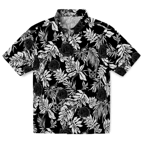 Goth Tropical Leaf Hawaiian Shirt Best selling