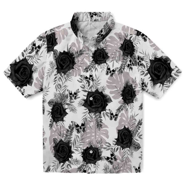 Goth Tropical Leaves Hawaiian Shirt Best selling