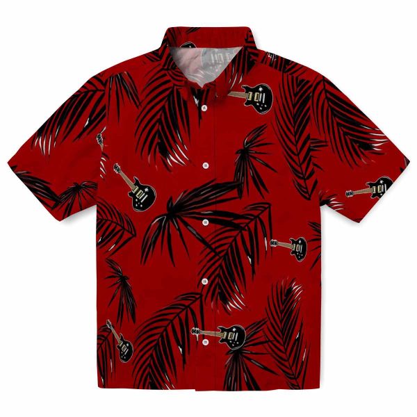 Guitar Palm Leaf Hawaiian Shirt Best selling