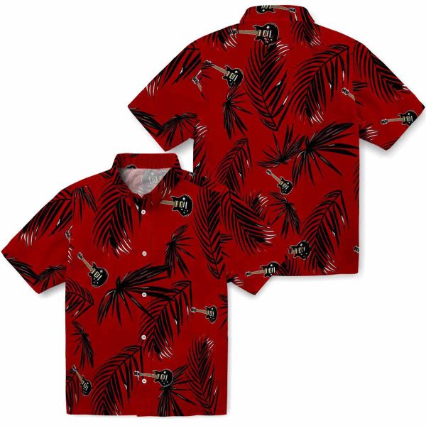 Guitar Palm Leaf Hawaiian Shirt Latest Model