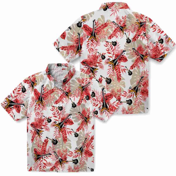 Guitar Tropical Leaves Hawaiian Shirt Latest Model