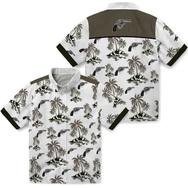 Gun Palm Island Print Hawaiian Shirt Latest Model