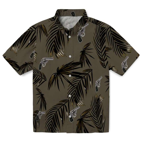 Gun Palm Leaf Hawaiian Shirt Best selling