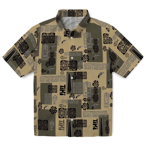 Gun Tribal Symbols Hawaiian Shirt Best selling