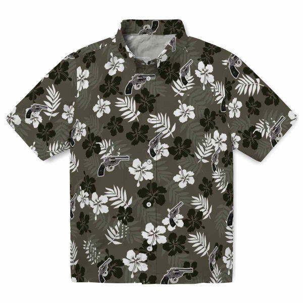 Gun Tropical Floral Hawaiian Shirt Best selling