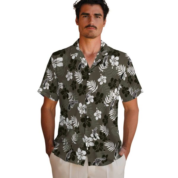 Gun Tropical Floral Hawaiian Shirt High quality