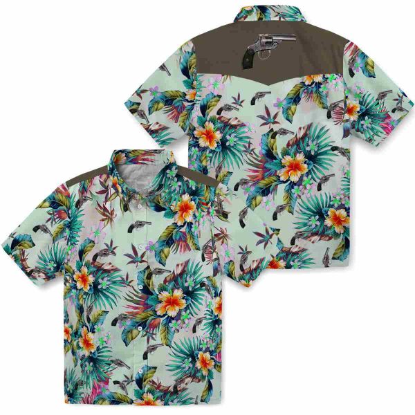 Gun Tropical Foliage Hawaiian Shirt Latest Model