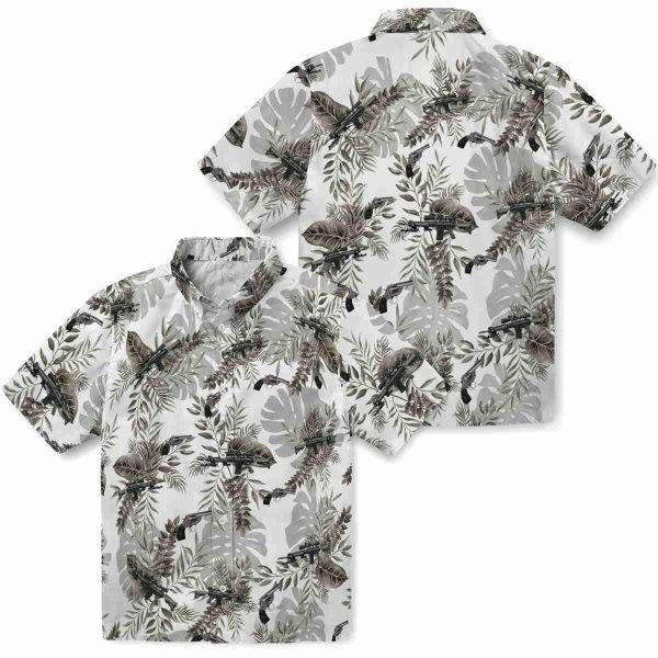 Gun Tropical Leaves Hawaiian Shirt Latest Model