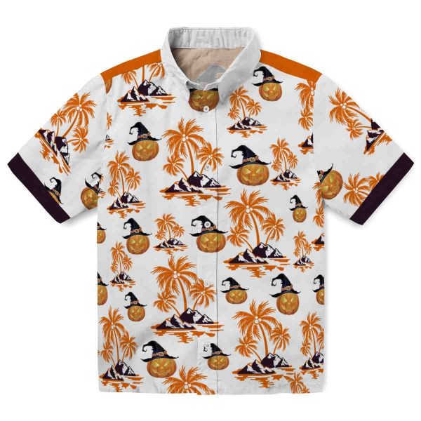 Halloween Palm Island Print Hawaiian Shirt Best selling