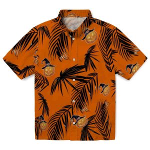 Halloween Palm Leaf Hawaiian Shirt Best selling