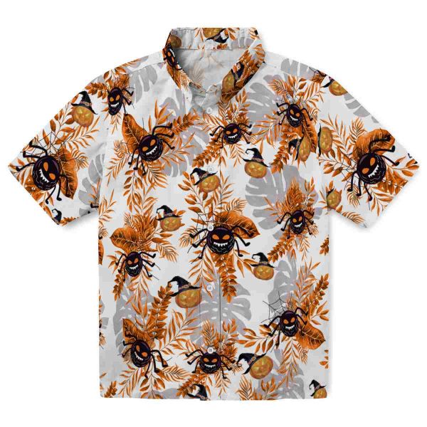 Halloween Tropical Leaves Hawaiian Shirt Best selling