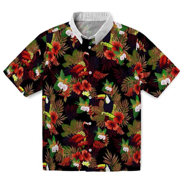 Hawaiian Flower Shirt Floral Toucan Hawaiian Shirt Best selling