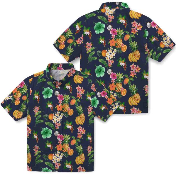 Hawaiian Flower Shirt Hibiscus And Fruit Hawaiian Shirt Latest Model