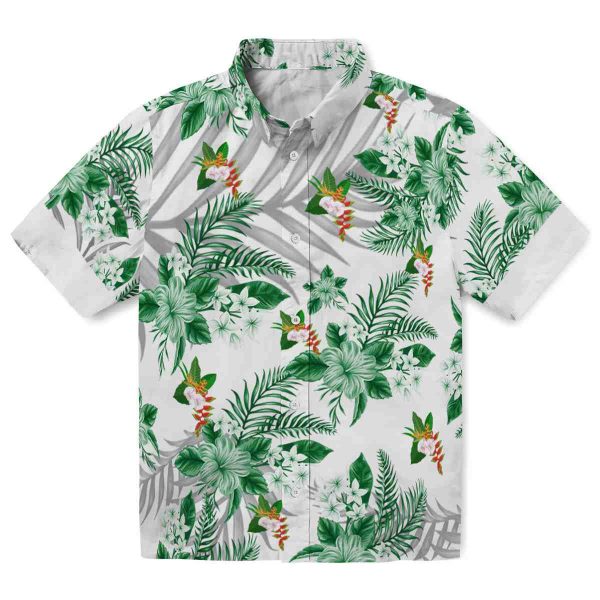 Hawaiian Flower Shirt Hibiscus Palm Leaves Hawaiian Shirt Best selling