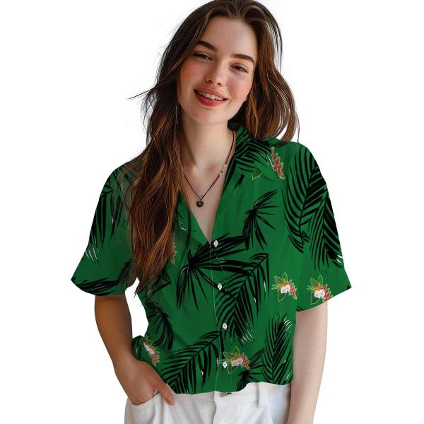 Hawaiian Flower Shirt Palm Leaf Hawaiian Shirt Trendy