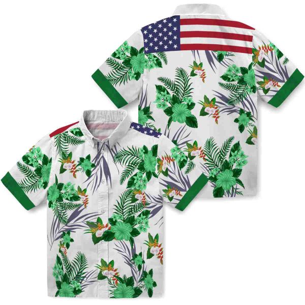 Hawaiian Flower Shirt Patriotic Hibiscus Design Hawaiian Shirt Latest Model