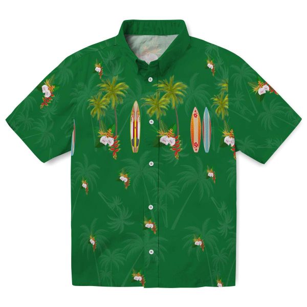 Hawaiian Flower Shirt Surfboard Palm Hawaiian Shirt Best selling