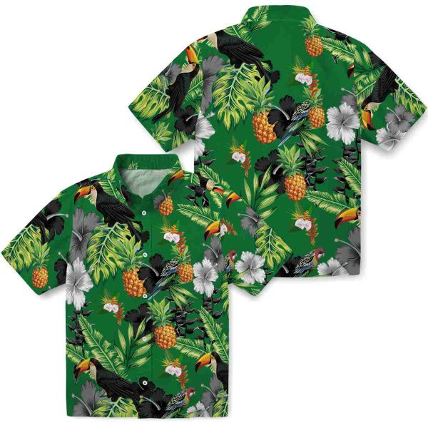 Hawaiian Flower Shirt Toucan Hibiscus Pineapple Hawaiian Shirt Latest Model