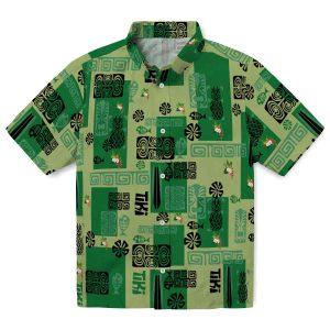 Hawaiian Flower Shirt Tribal Symbols Hawaiian Shirt Best selling