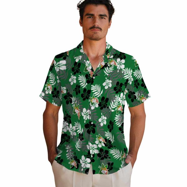 Hawaiian Flower Shirt Tropical Floral Hawaiian Shirt High quality