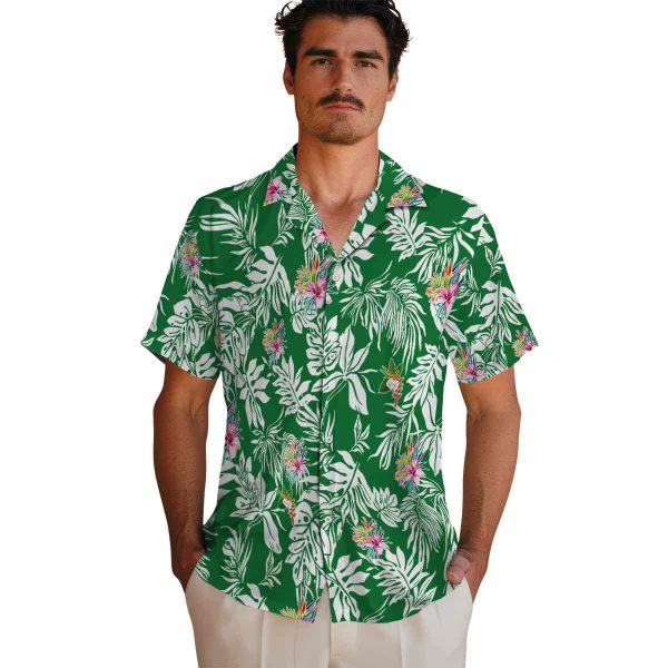 Hawaiian Flower Shirt Tropical Leaf Hawaiian Shirt High quality