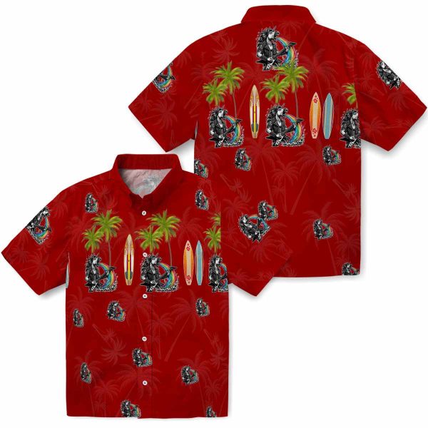 Heavy Metal Surfboard Palm Hawaiian Shirt Latest Model