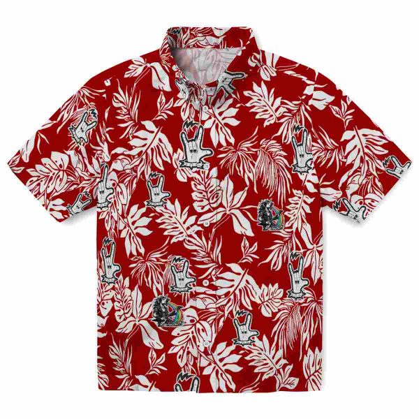 Heavy Metal Tropical Leaf Hawaiian Shirt Best selling