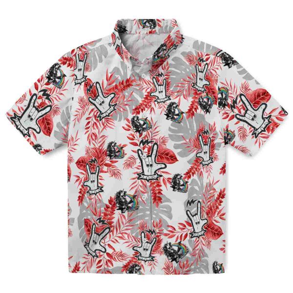 Heavy Metal Tropical Leaves Hawaiian Shirt Best selling