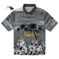 Helicopter Hawaiian Shirt