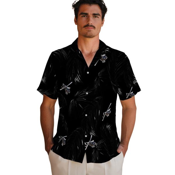 Helicopter Palm Leaf Hawaiian Shirt High quality