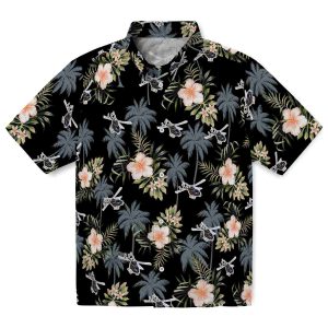 Helicopter Palm Tree Flower Hawaiian Shirt Best selling