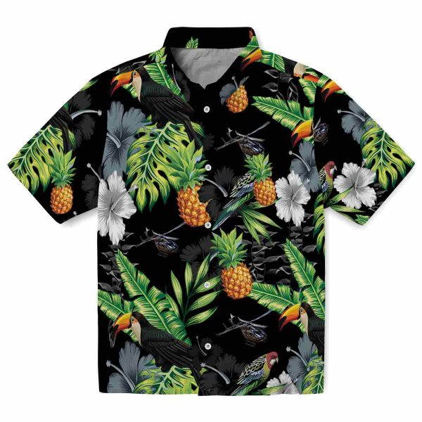 Helicopter Toucan Hibiscus Pineapple Hawaiian Shirt Best selling