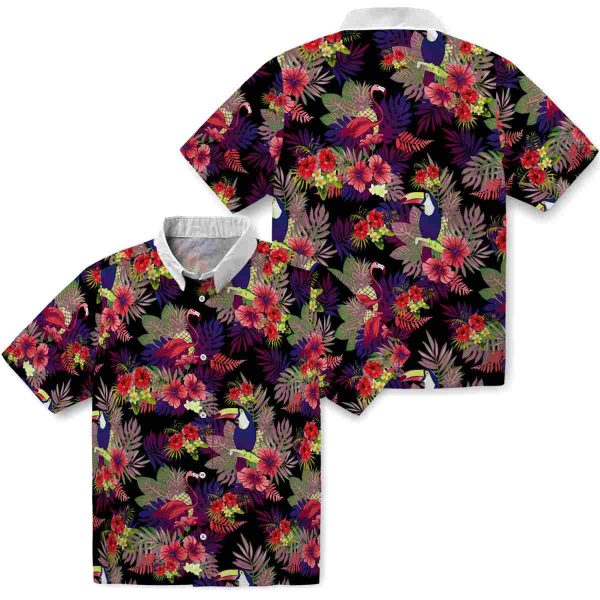 Hibiscus Floral Toucan Hawaiian Shirt Latest Model