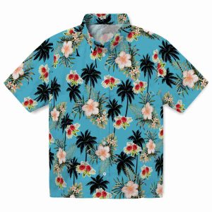 Hibiscus Palm Tree Flower Hawaiian Shirt Best selling