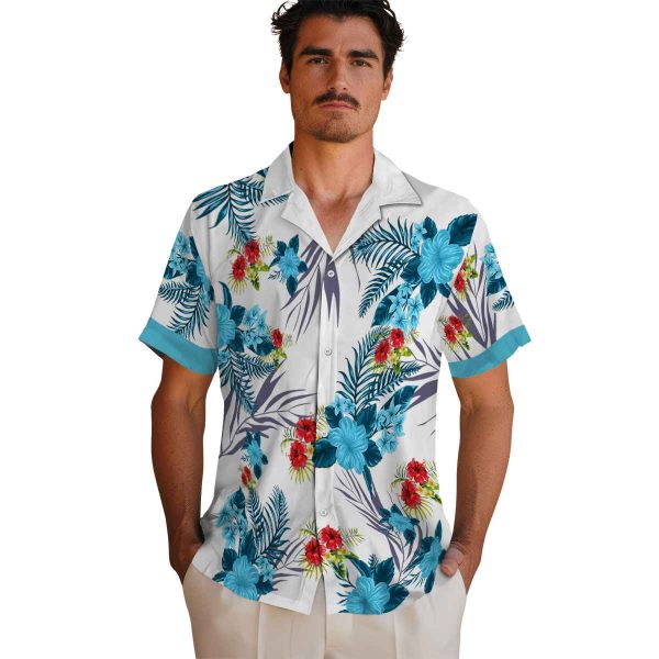 Hibiscus Patriotic Hibiscus Design Hawaiian Shirt High quality