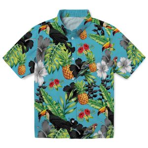 Hibiscus Toucan Hibiscus Pineapple Hawaiian Shirt Best selling