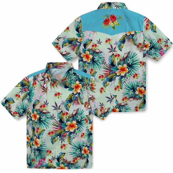 Hibiscus Tropical Foliage Hawaiian Shirt Latest Model