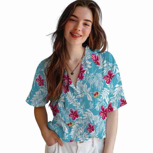 Hibiscus Tropical Leaf Hawaiian Shirt Trendy