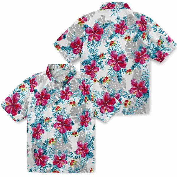 Hibiscus Tropical Leaves Hawaiian Shirt Latest Model