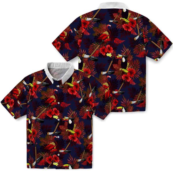 Hockey Floral Toucan Hawaiian Shirt Latest Model