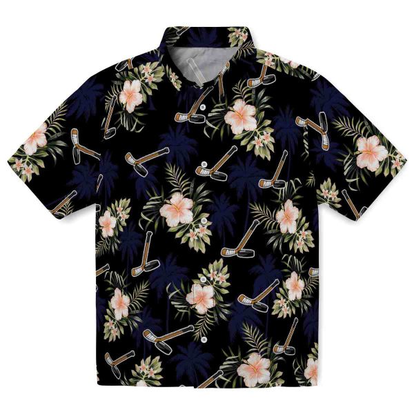 Hockey Palm Tree Flower Hawaiian Shirt Best selling