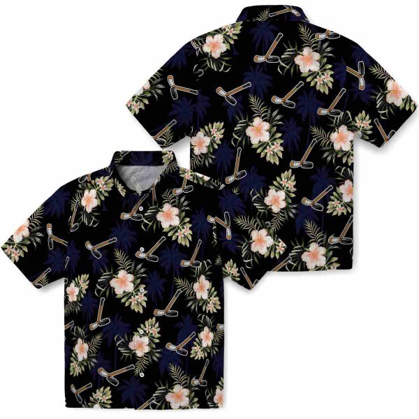 Hockey Palm Tree Flower Hawaiian Shirt Latest Model